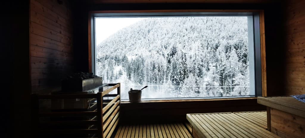 Vacation rental in winter